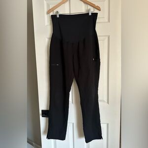 Size Medium Straight Leg Maternity Scrub Pants